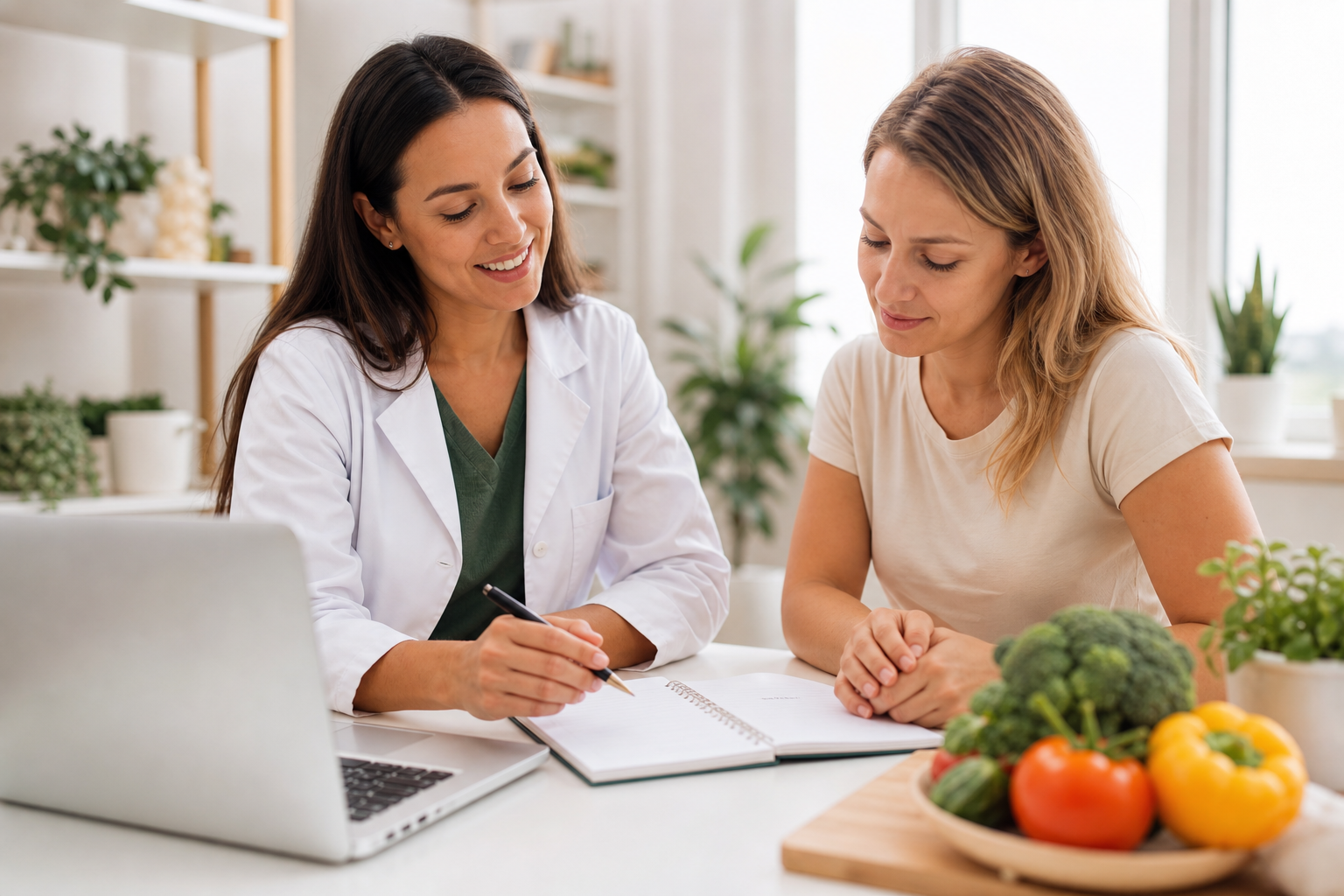 Consultation session for smart eating guidance